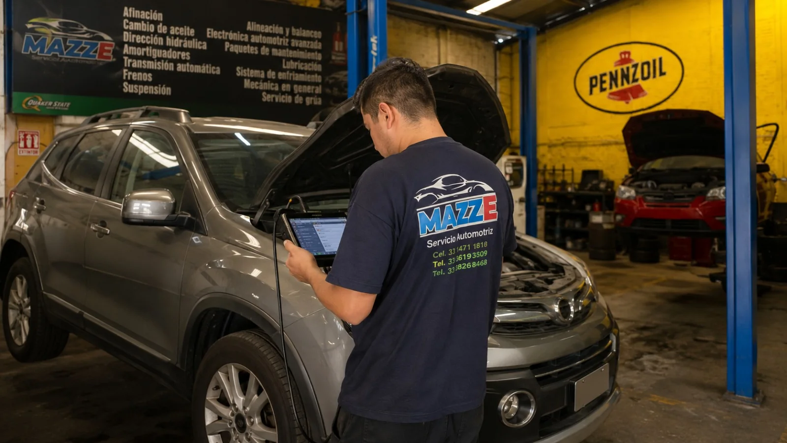 Diagnóstico automotriz con escáner